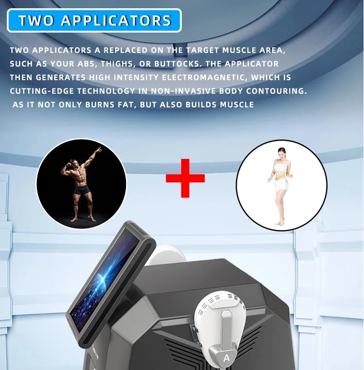 Portable High Intensity Foucsed Electromagnetic Body Contouring Slimming Muscle Building EMS Sculpt Machine