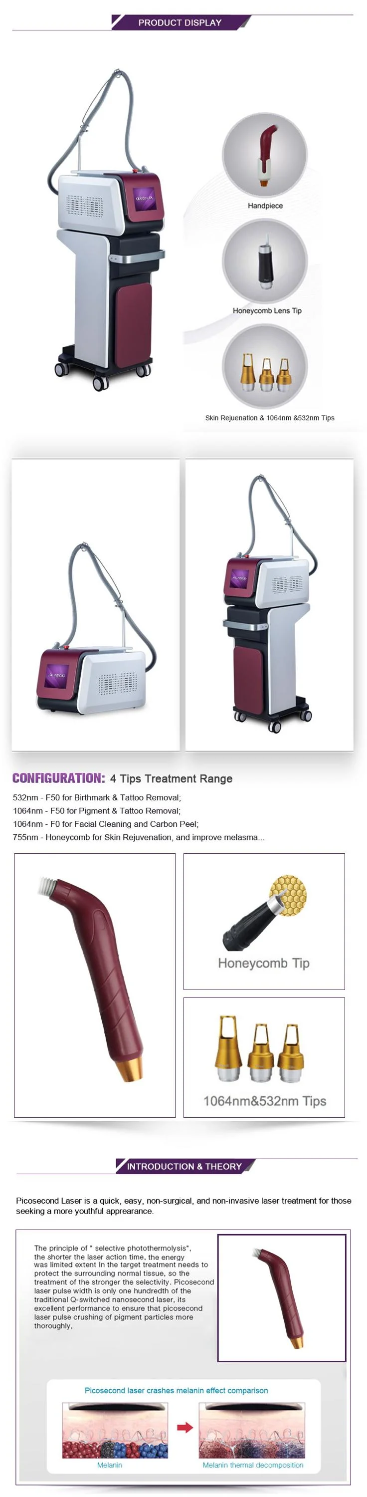 2020 Pico Laser Machine Tattoo Removal Machine for Salon