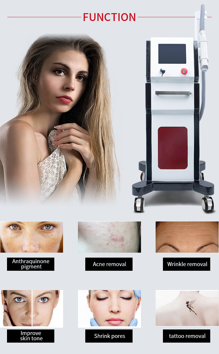 ND YAG Laser Machine Tattoo Removal Laser Permanent New Beauty Device Beauty Equipment