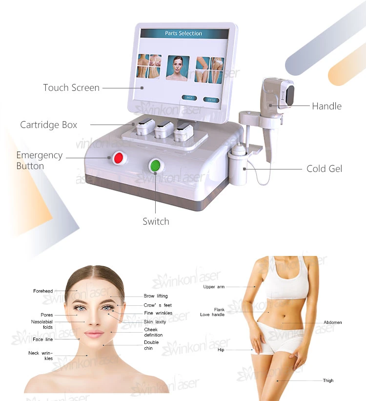 Korea_Hifu_3D 4D Ultrasonic Therapy_Face_Lifting Body Beauty_Machine_Price