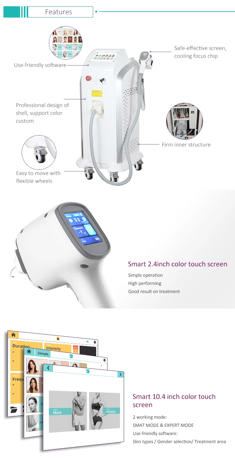 808nm Wavelength Diode Laser Device for Hair Removal