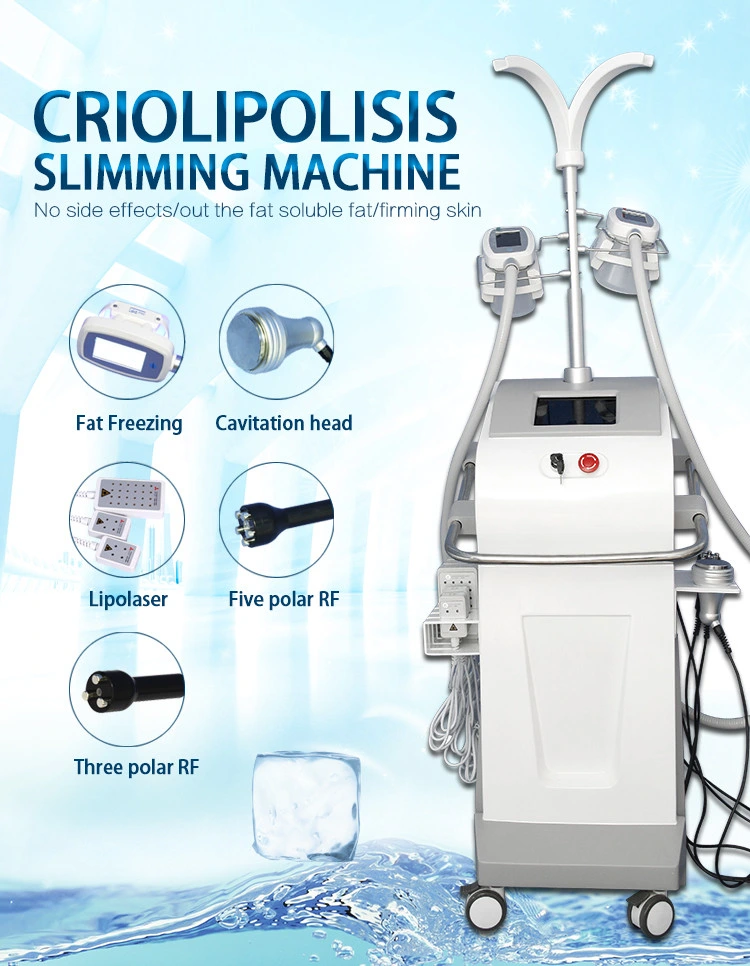 5 in 1 Functions Body Cool Shape Slimming System for Criolipolisis Machine Freeze Fat Lipofreeze Slimming