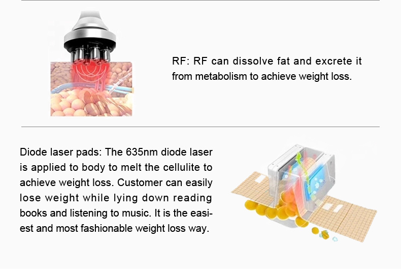 Fat Freezing 4 Handles 360 Degree Cryolipolysis RF Cavitation Machine RF Lipo Slimming Machine