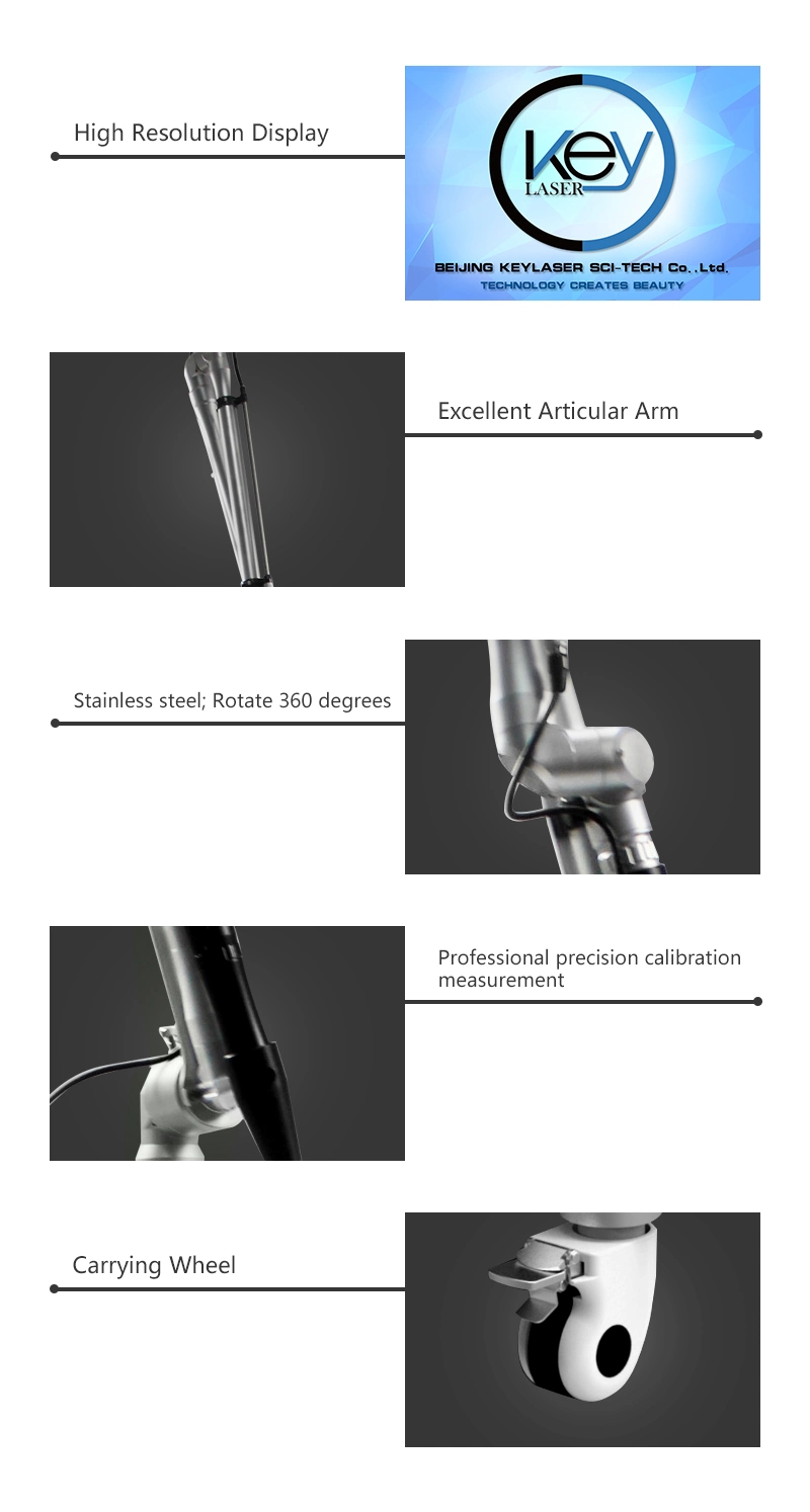 Highly Cost Effective 755nm Picosecond Laser 1064 Nm 532nm ND YAG Laser Tattoo Removal Machine