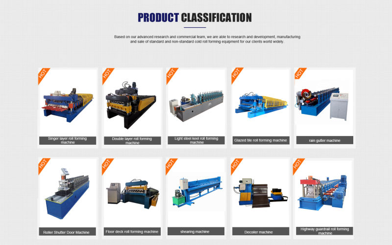 Double Level Layer Forming Machine Roof Tile Roll Forming Machine