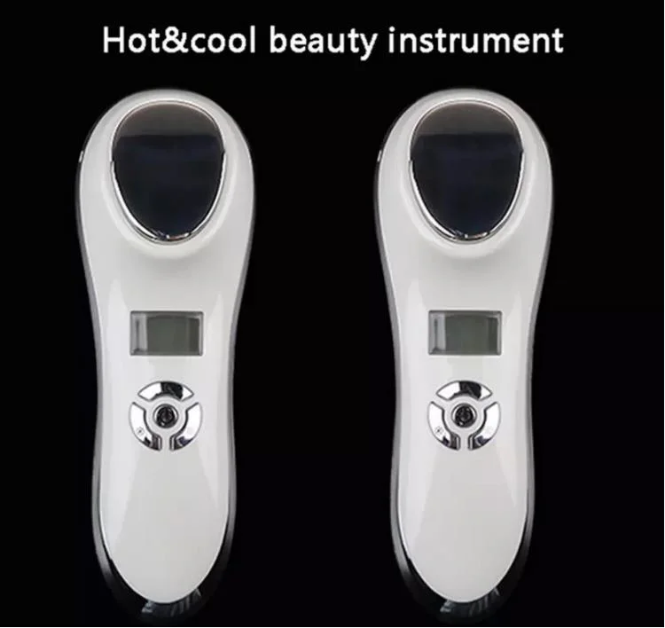 Facial Hammer Massage Ionic LED Galvanic Device Hot and Cool Beauty Machine