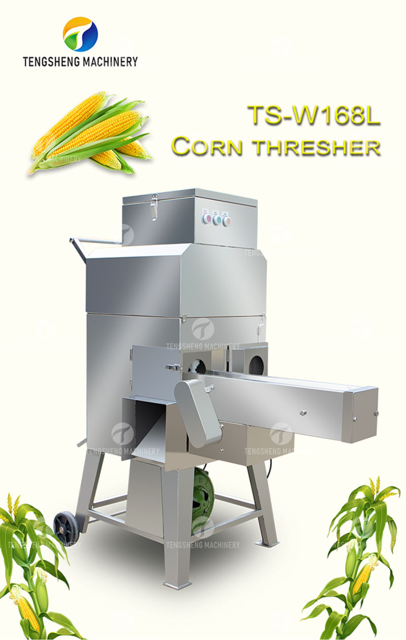 Industrial Stainless Steel Fresh Corn Thresher Sweet Corn Sheller Machine (TS-W168L)