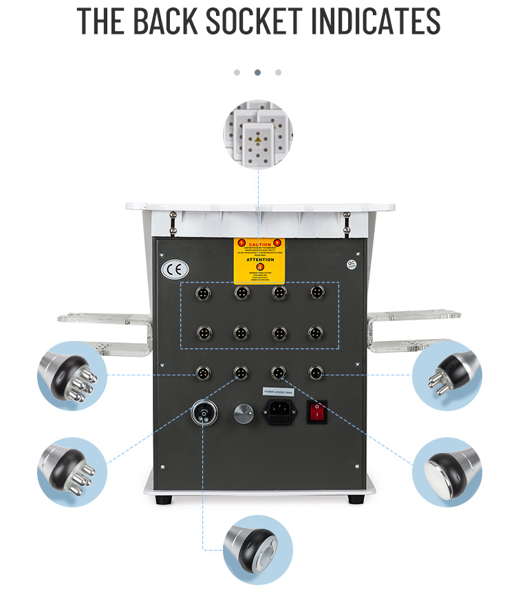 6 in 1 Vacuum RF Cavitation Slimming Machine Lipo Laser Machine
