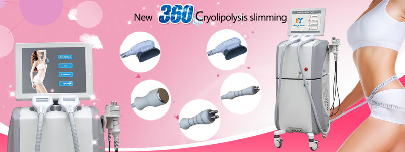 Multifuncion Crio Cavitacion 3 Cryo Handles 360 Degree Fat Loss Machine