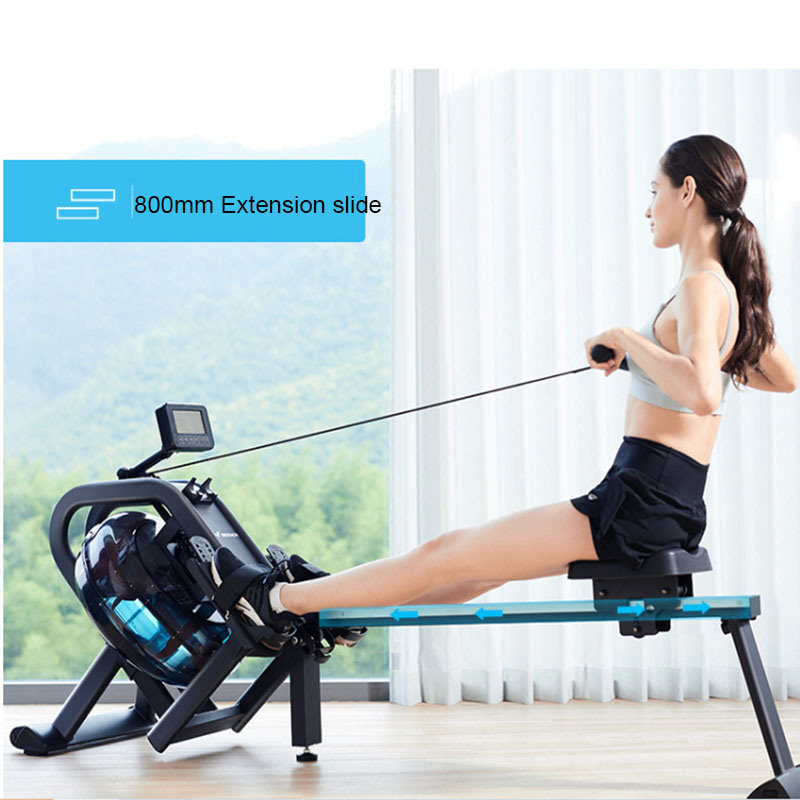 Intelligent Magnetic Water Resistance Fitness Rowing Machine for Fitness