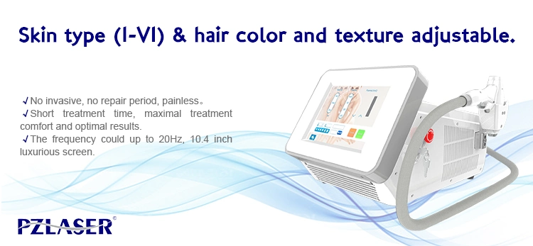 Hottest Alexander Europe 755nm+808nm+1064nm Diode Laser for Permanent Hair Removal