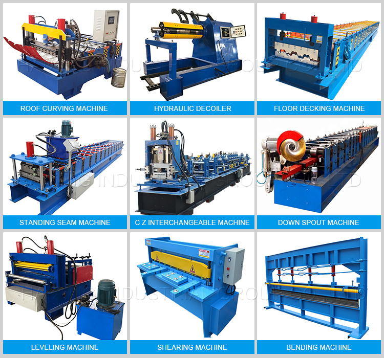 Cold Roofing Sheet Double Layer Roll Forming Machine