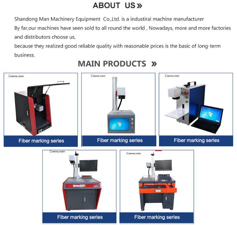 Fiber Laser Marking Machine Price 20W 30W with Red Point