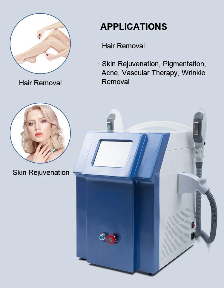 Two Handles IPL Shr Machine for Skin Care&Hair Removal Beauty Equipment