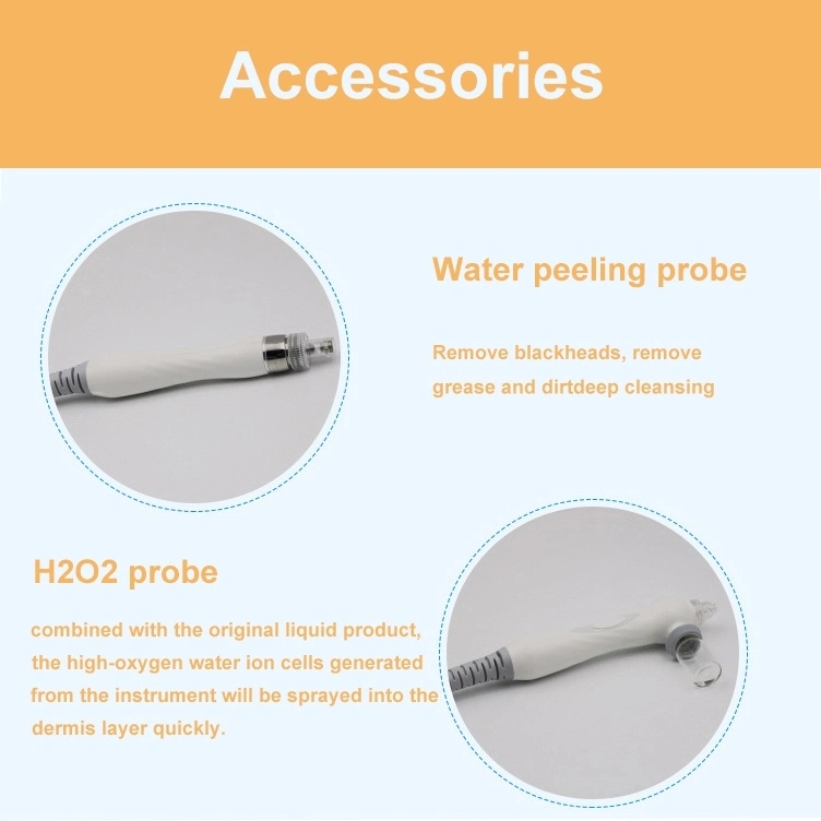 Hot Selling 6 in 1 Small Bubble Radiofrecuencia Face Lift H2O2 Deep Cleaning Facial Machine