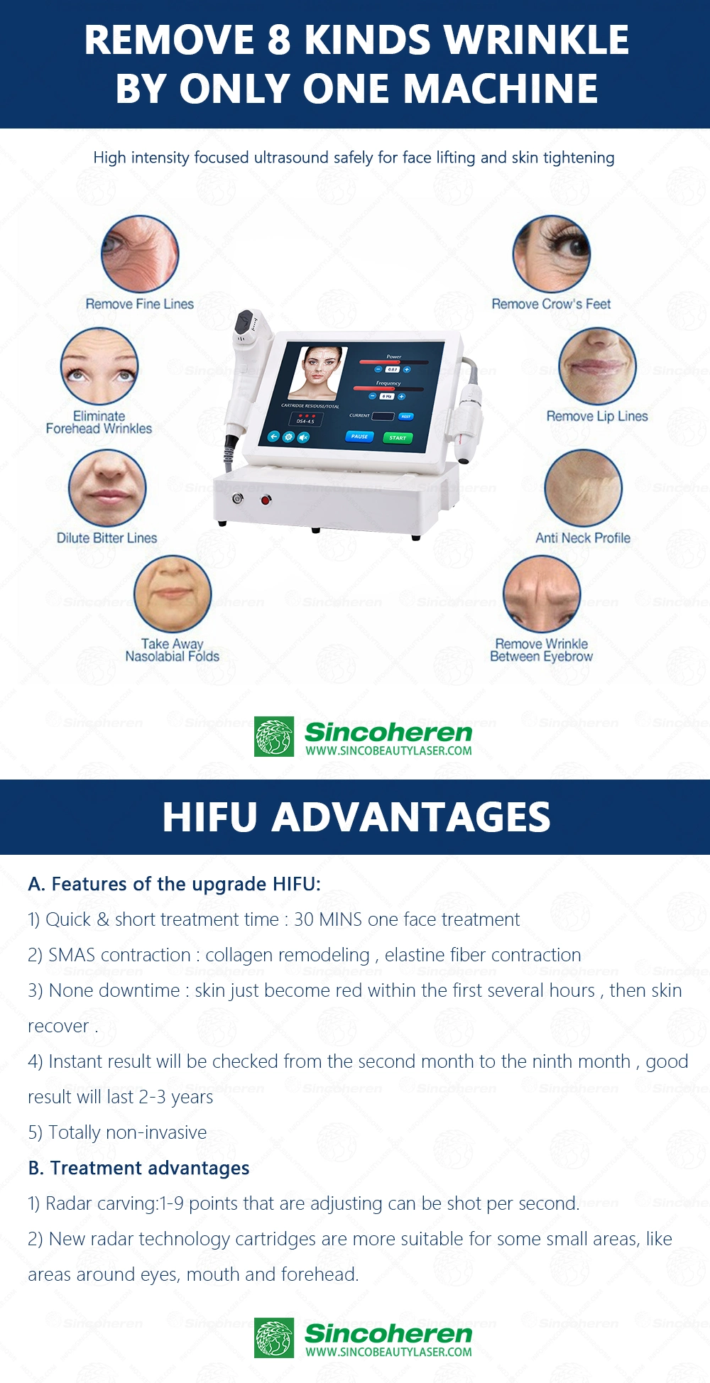 12 Lines 4D Smas Hifu Ultrasound Machine Price