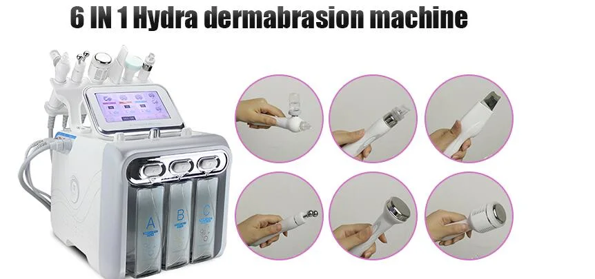 H2O2 Oxygen Ultrasound Cold Hammer Hydra Facial Cleaning Peel Machine