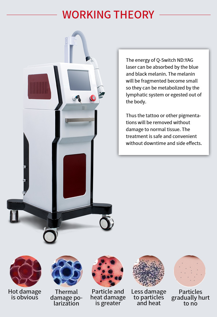 ND YAG Laser Machine Tattoo Removal Laser Permanent New Beauty Device Beauty Equipment