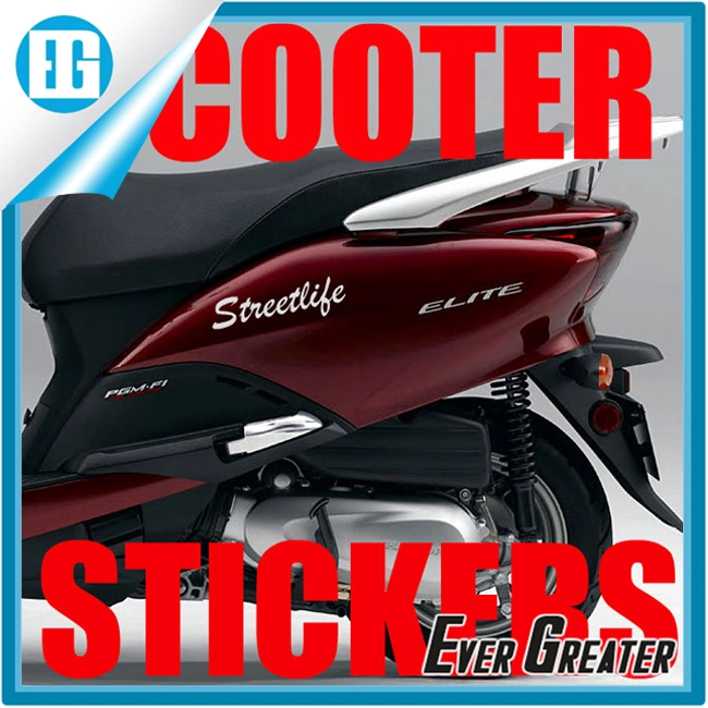 Customized Cool Line Shape Car Motorcycle Decal Set Sticker
