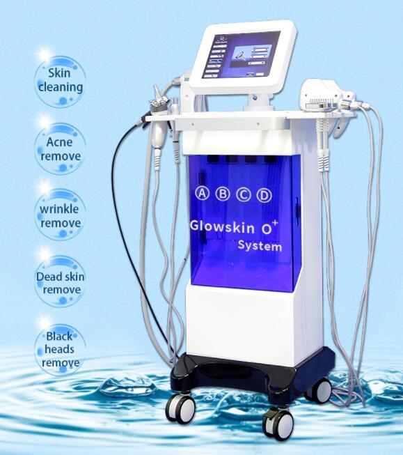 Hydro Dermabrasion RF Bio-Lifting Oxygen SPA Facial Machine / Hydro Diamond Peeling Microdermabrasion Machine