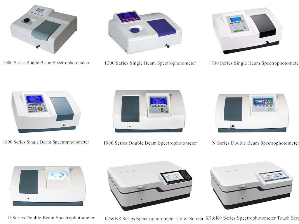 Factory Supplied Double Beam UV Vis Spectrophotometer for Chemical Laboratory