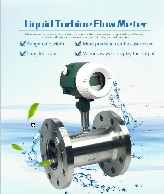 0.5 Accuracy Milk Turbine Flow Meters with Pluse Output
