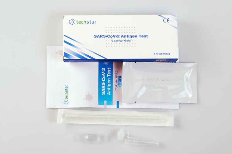 Novel Swab Test Kit Rapid Saliva Antigen Test