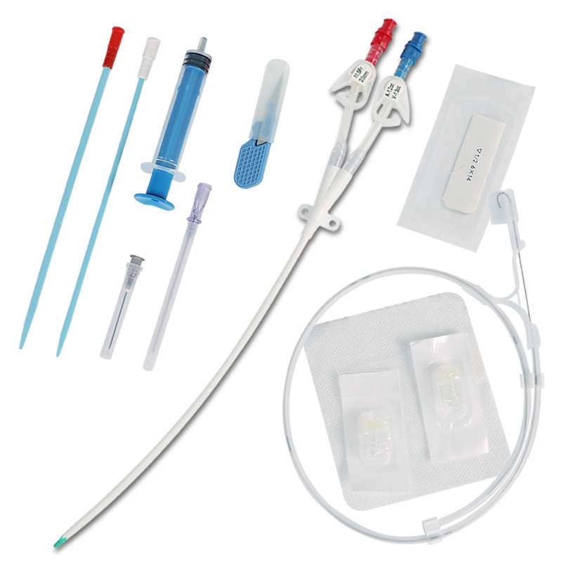 Triple Lumen Disposable Hemodialysis Catheter Peritoneal Dialysis