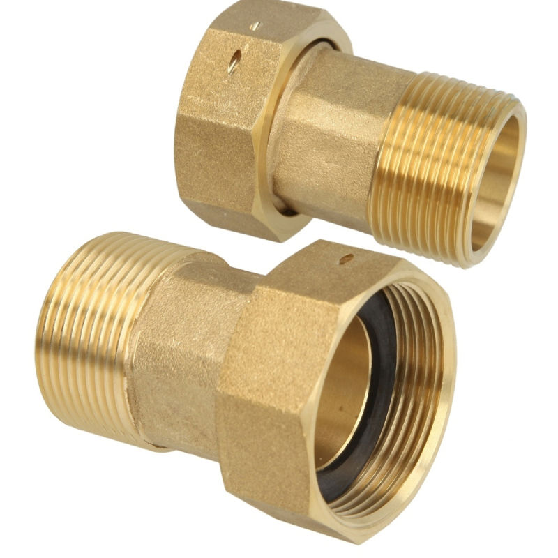 Dzr Brass Meter Couplings for DN20 Water Meters