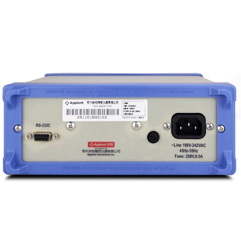 Bench Top 10kHz Lcr Test Meter for Lcrzdq with 0.1, 0.3, 1vrms Test Level At2811