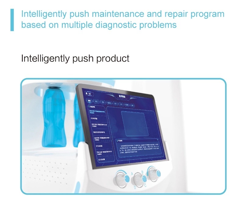 Skin Analyzer Ultrasound Peeling Exfoliating Analyzer Machine