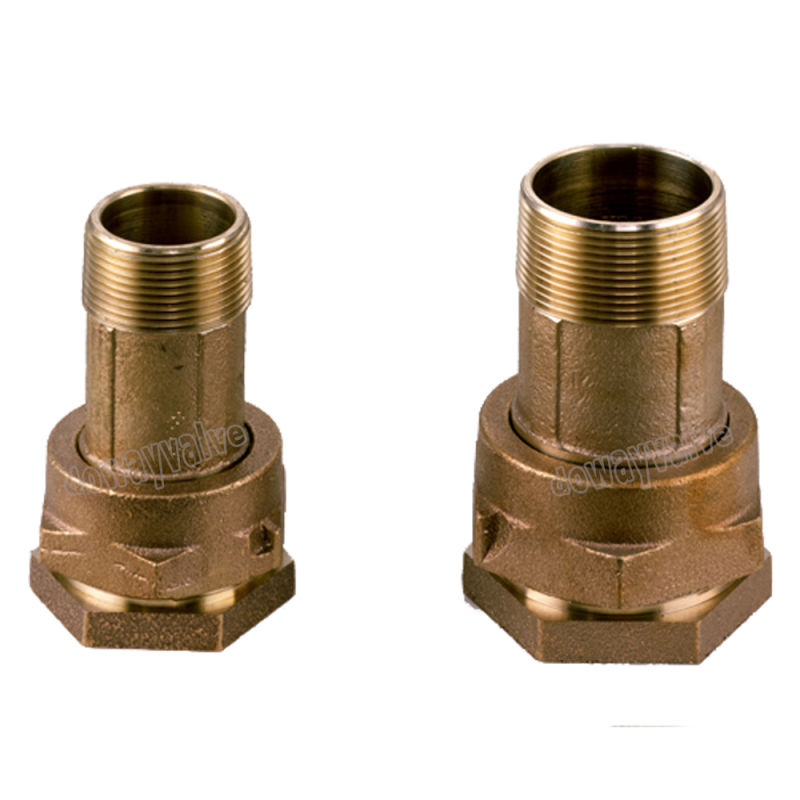 Dzr Brass Meter Couplings for DN20 Water Meters