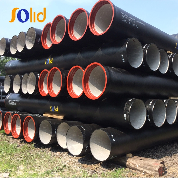 ISO2531 Class K9 Water Pressure Test Ductile Iron Pipe Di Water Pipe
