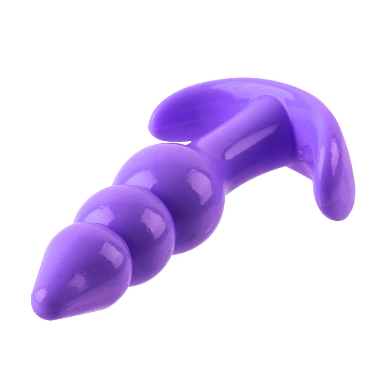 Prostate Massage Anal Sex Toy TPE Material Anal Bead Butt Plug