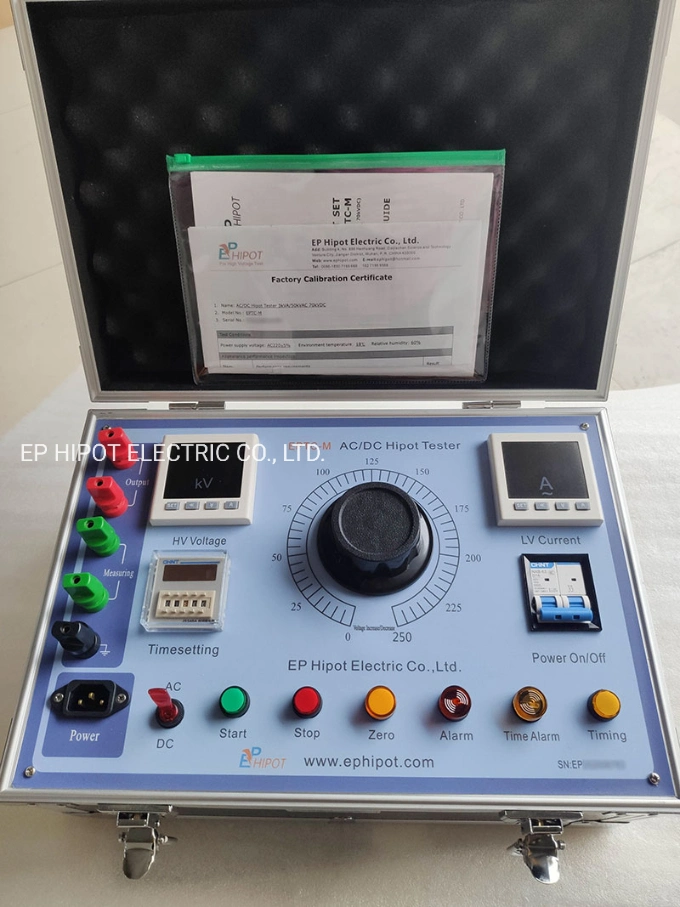 AC DC Hipot Test Set/Withstand Voltage Tester/Dielectric Strength Test Equipment