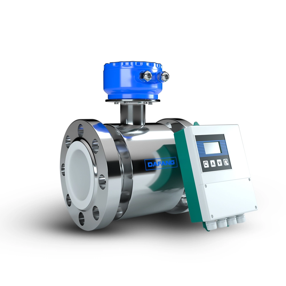 RS485 4-20mA Output Chemical Water Electromagnetic Flow Meter