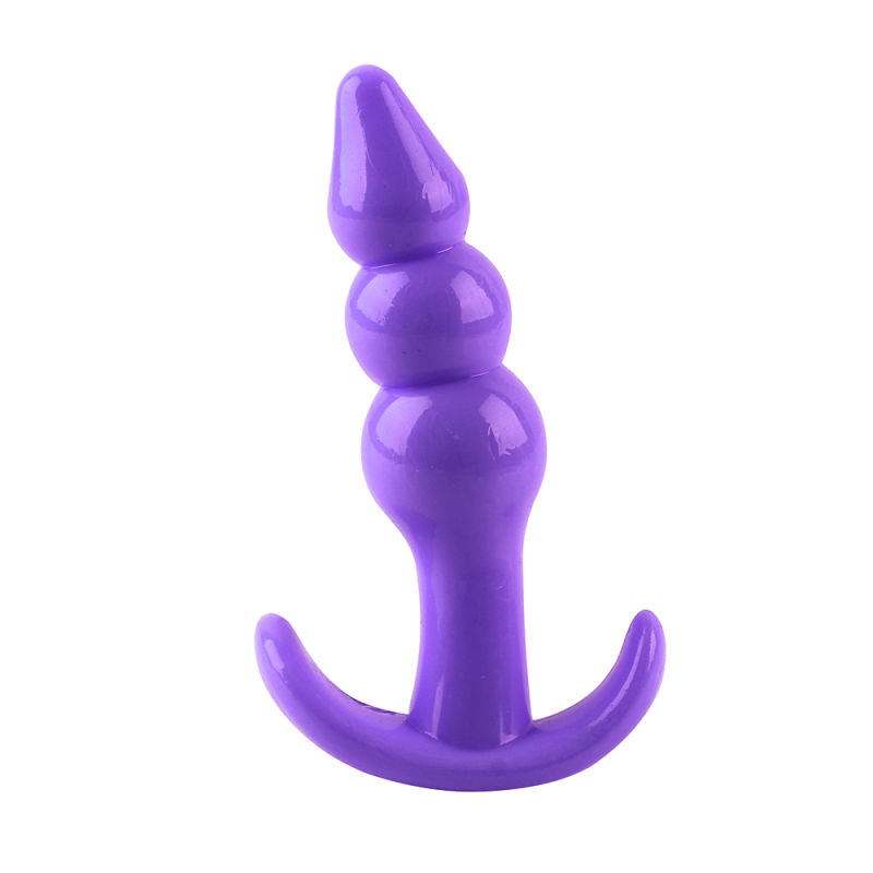 Prostate Massage Anal Sex Toy TPE Material Anal Bead Butt Plug