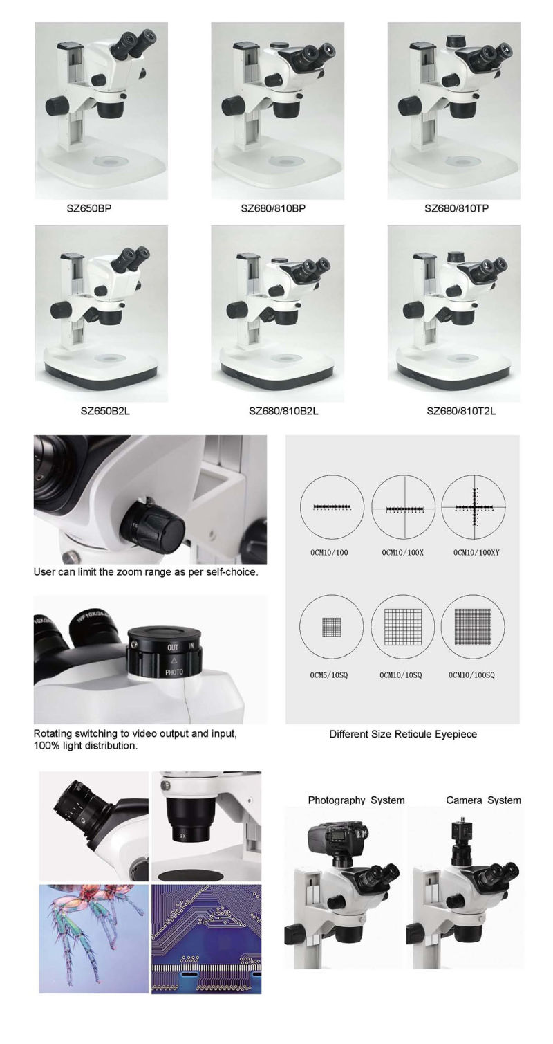 Superior Quality 0.66X~5.1X Laboratory Instrument for Mobile Microscopy