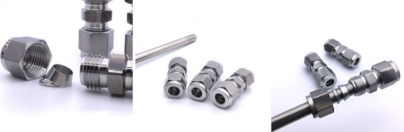 Laboratory Instrument Panels Tube Fitting with 1/4 Inch NPT Thread
