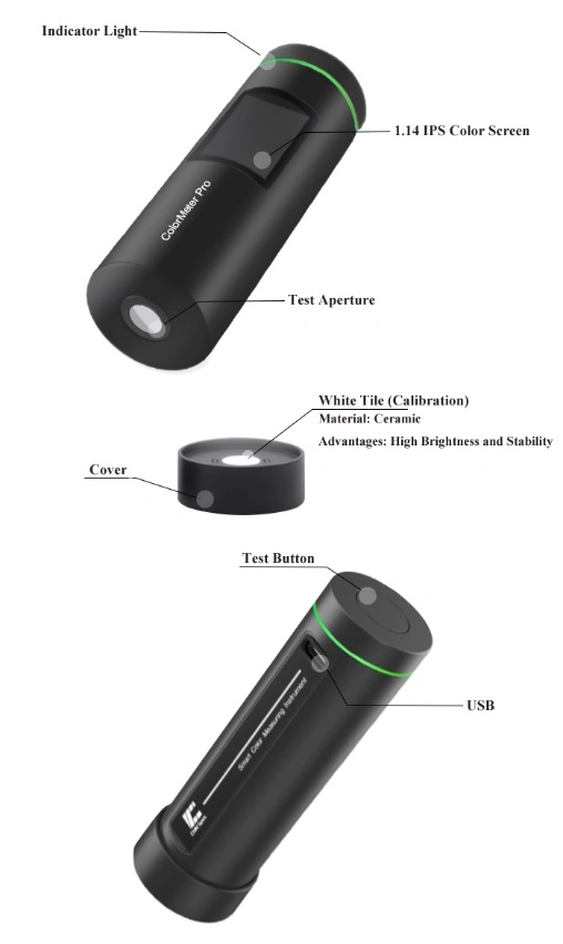 Colormeter PRO Hand-Held Mini Spectrometer/Colorimeter