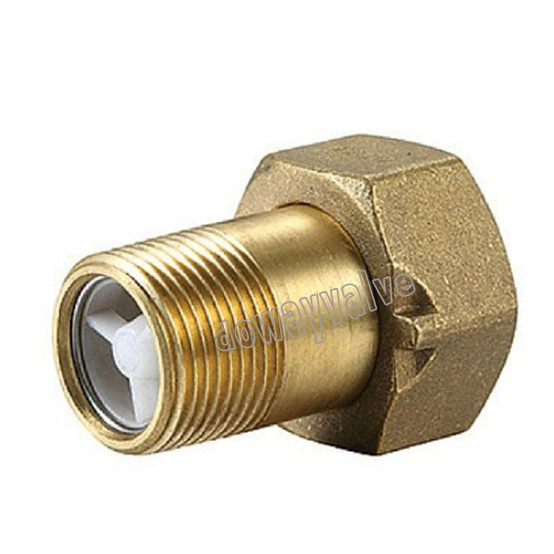 Dzr Brass Meter Couplings for DN20 Water Meters