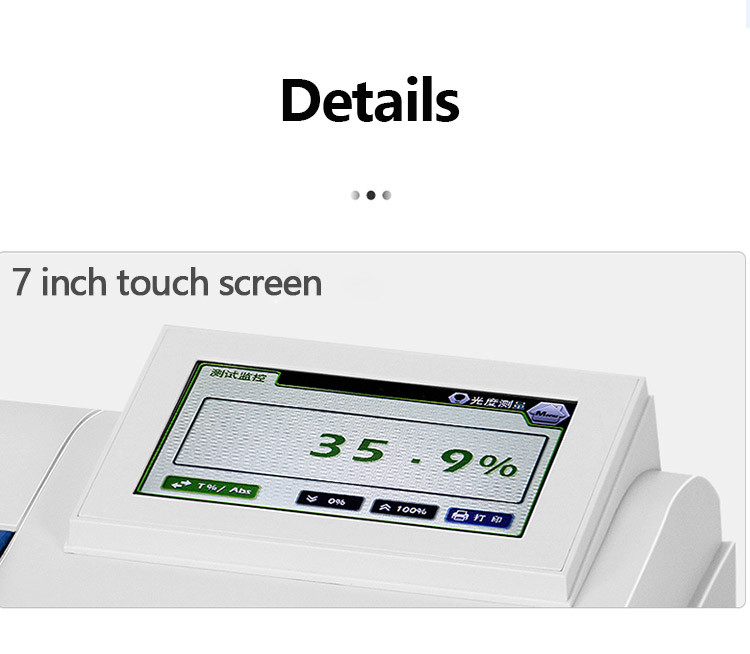 Medicine Spectrophotometer Used in Environmental Protection for Chemical Lab