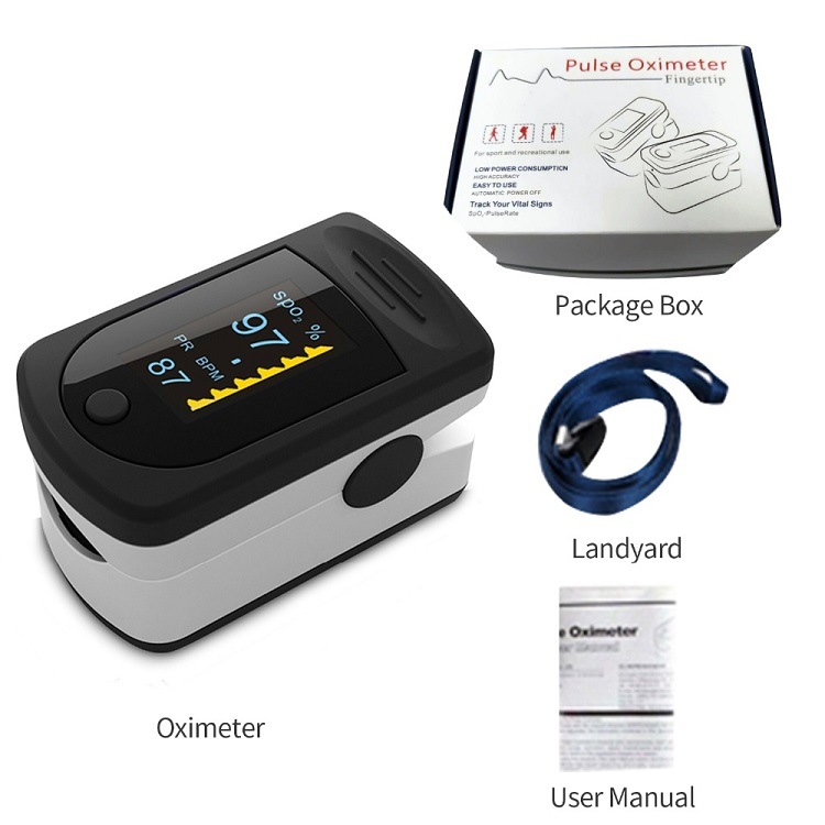 Blood Finger Rechargeable Pulse Oximeter Oxygen Meter
