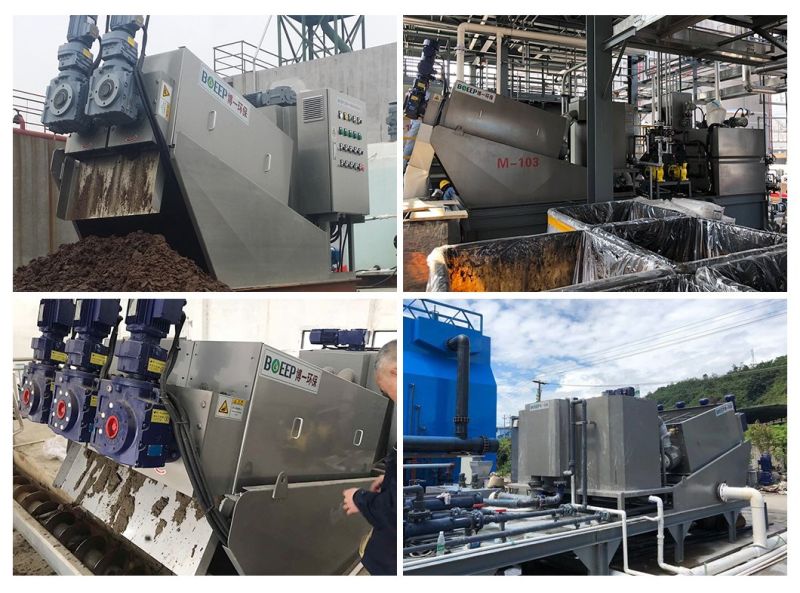 Ce/ISO/SGS Sewage Treatment Waste Water Purifying Sludge Dewatering Screw Filter Machine