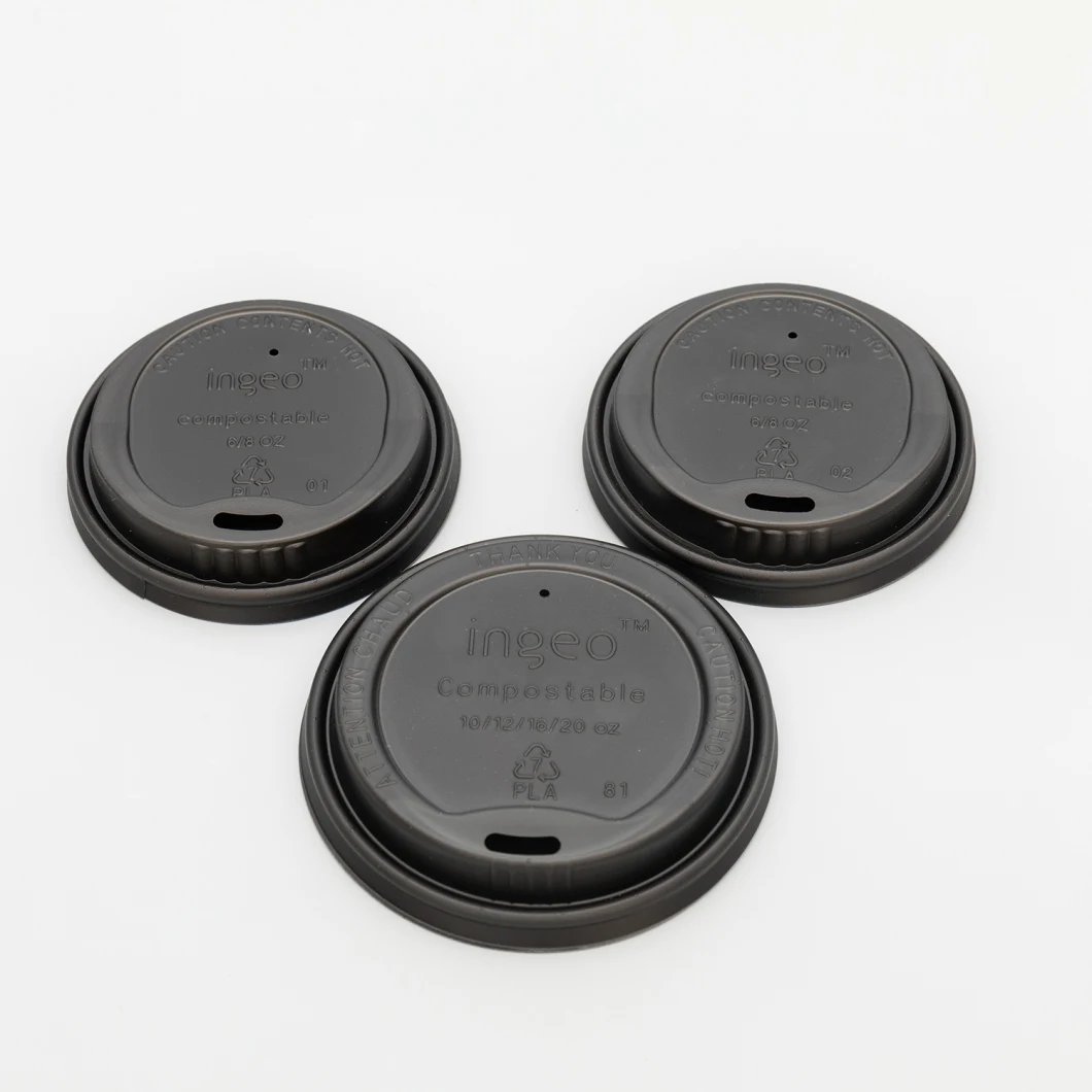 Environmental Friendly Biodegradable Products PLA Cup Lids