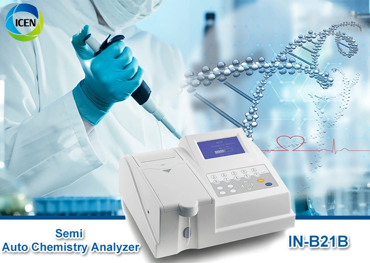 IN-B21E Semi-auto Biochemistry Analyzer Clinic Automated Blood Chemstry Analyzer Price