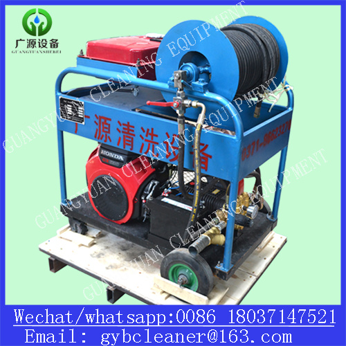 24HP Petrol Gasoline Sewage Pipe Cleaner Machine Sewer Drain Pipe Cleaning