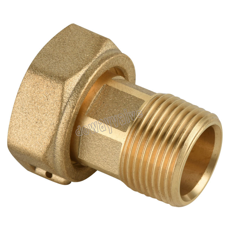 Dzr Brass Meter Couplings for DN20 Water Meters