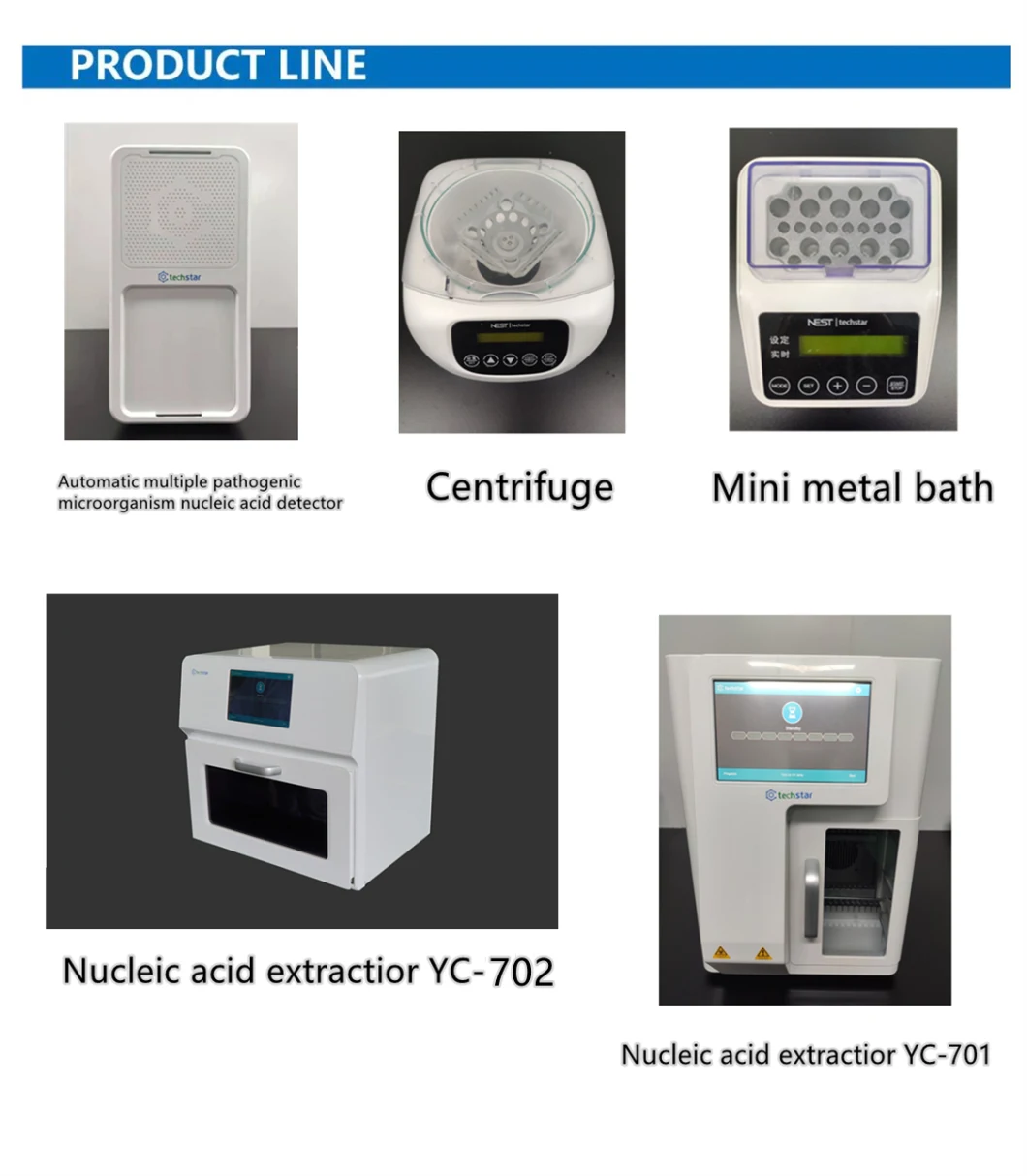 Efficient Chemical Use Nucleic Acid Extraction Machine for DNA and Rna Analysis