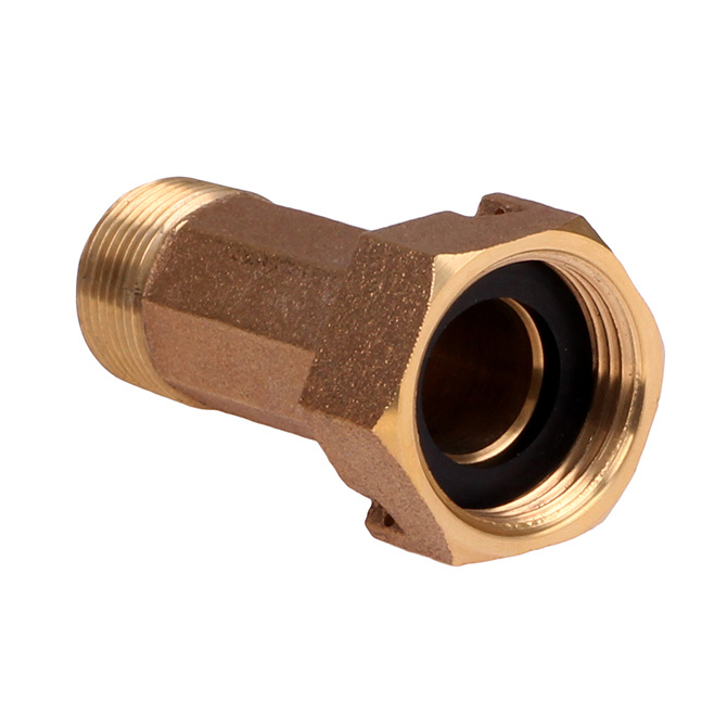 Dzr Brass Meter Couplings for DN20 Water Meters